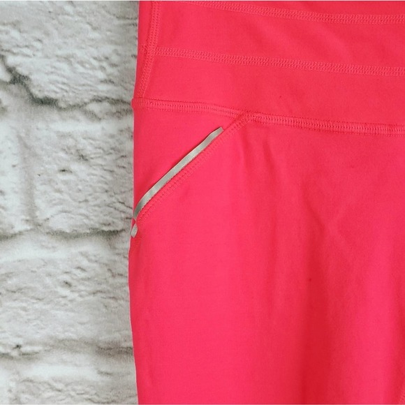 Athleta size small crop leggings pants hot pink - Picture 3 of 12